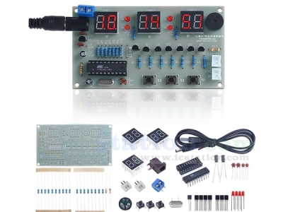 DIY Kit 6Bit Electronic Clock Alarm Counter Countdown Stopwatch Electronic Soldering Practice Learning Kits